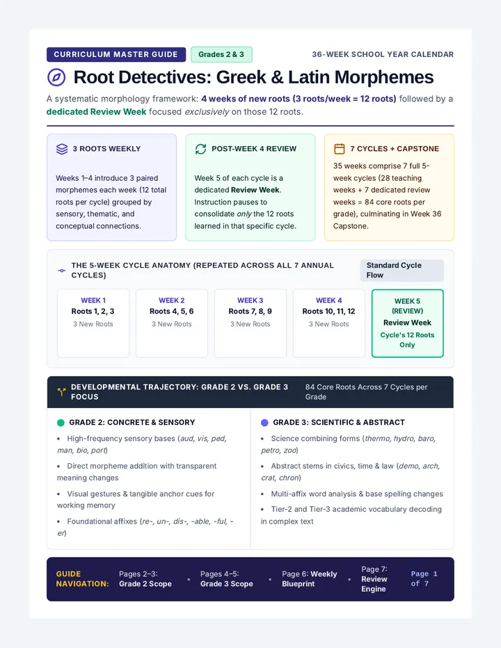Root Detectives Curriculum Guide