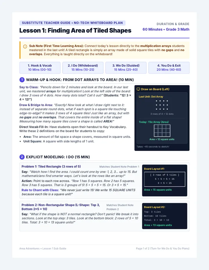 Tiled Area Sub Guide