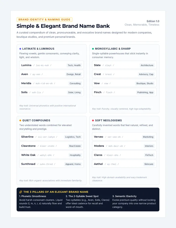 Brand Name Vault Catalog
