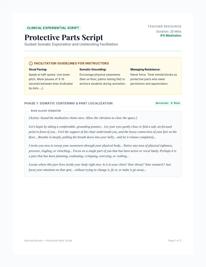 Protective Parts Script