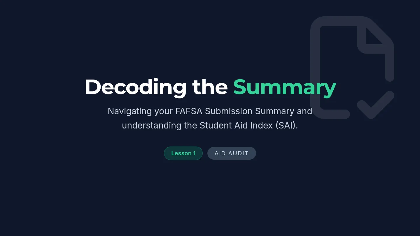 Submission Summary Slides