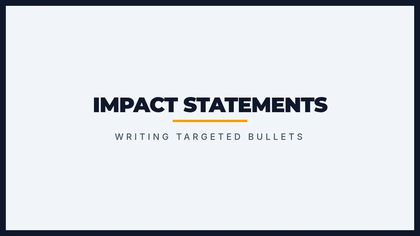 Targeted Bullet Slides