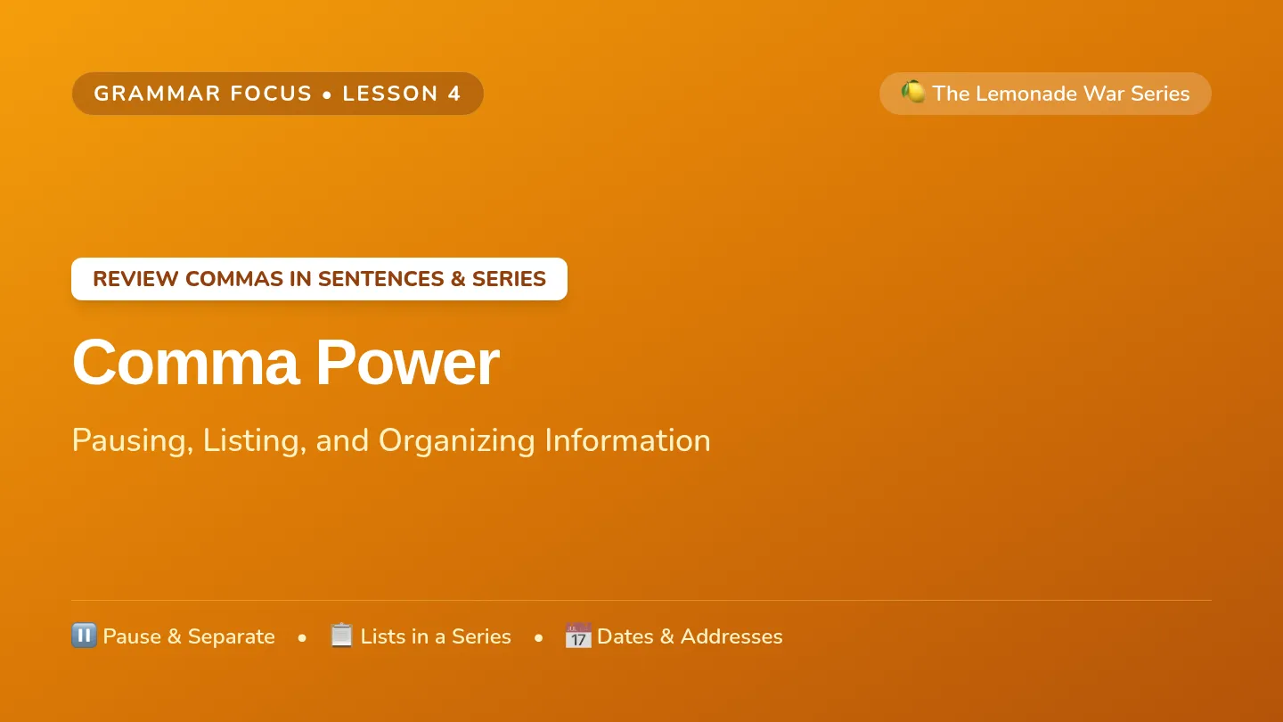 Comma Power Slides
