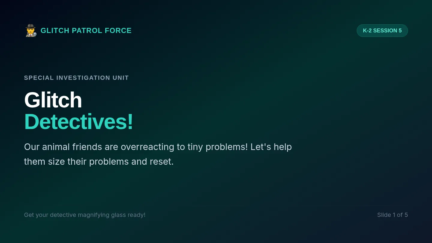 Glitch Detective Slides