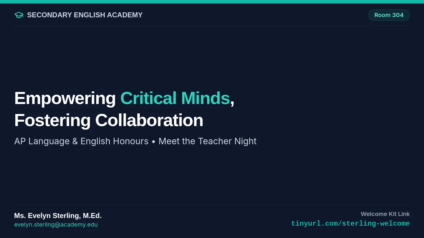 Class Synergy Slides