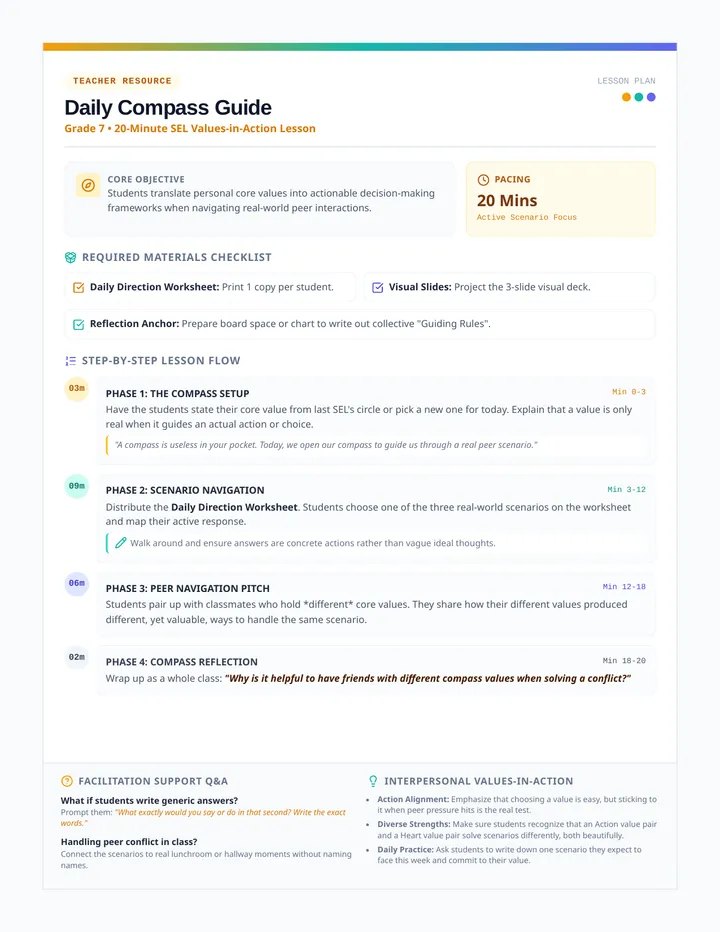 Daily Compass Teacher Guide