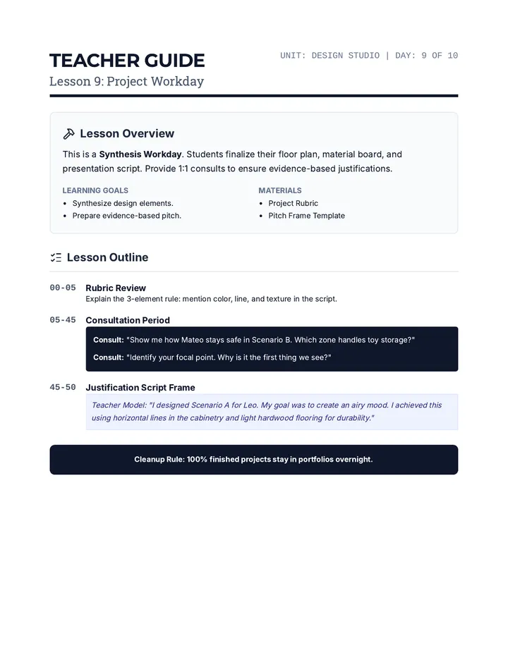 Project Workday Teacher Guide