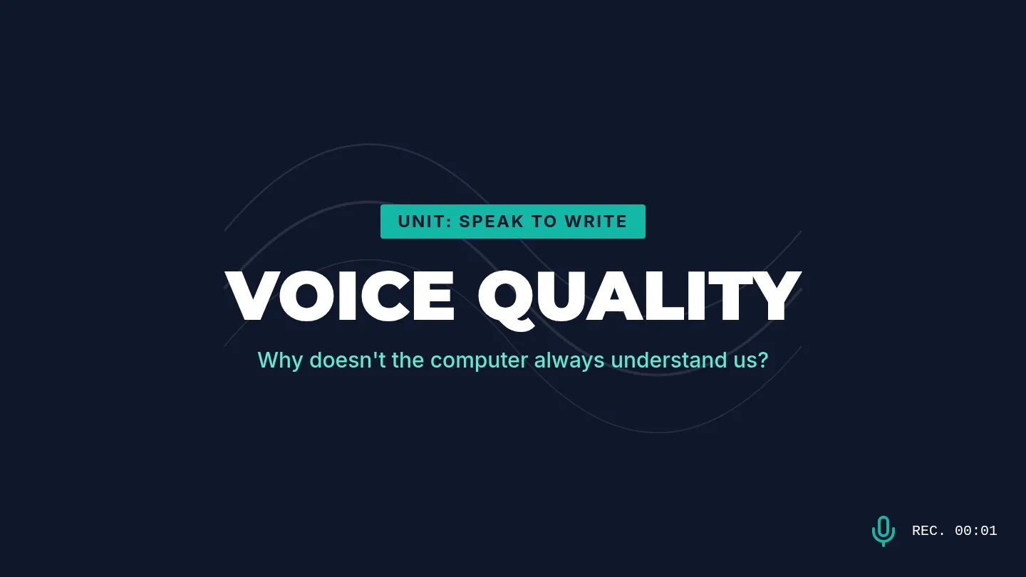 Voice Quality Slides