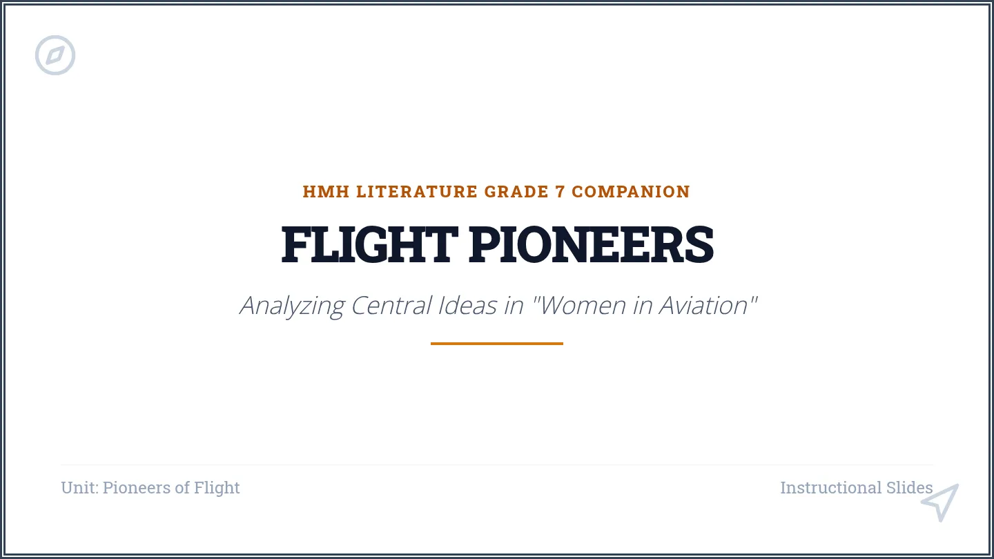 Flight Pioneers Slides