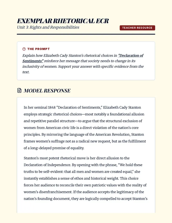 Stanton Exemplar ECR Document