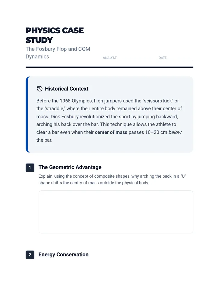 Fosbury Flop Case Study