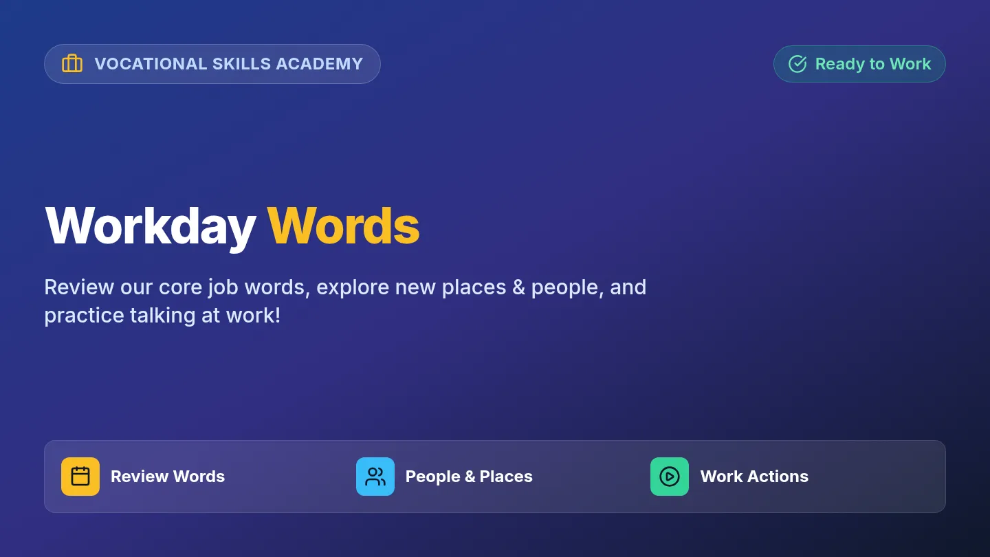 Workday Words Slides