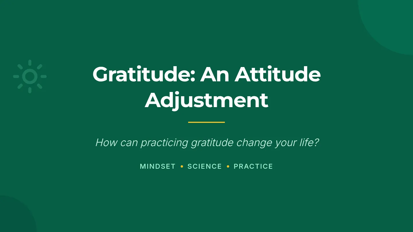 Gratitude Slide Deck