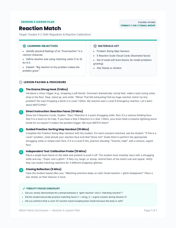 Session 2 Lesson Plan