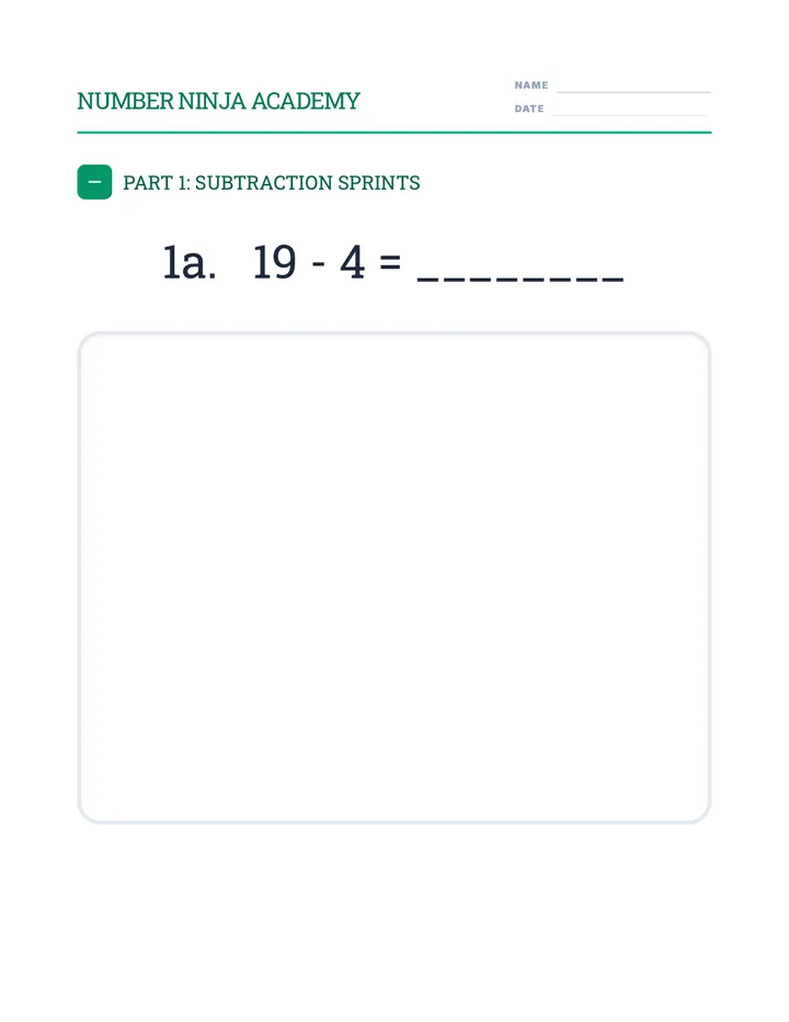Ninja Academy Review Packet