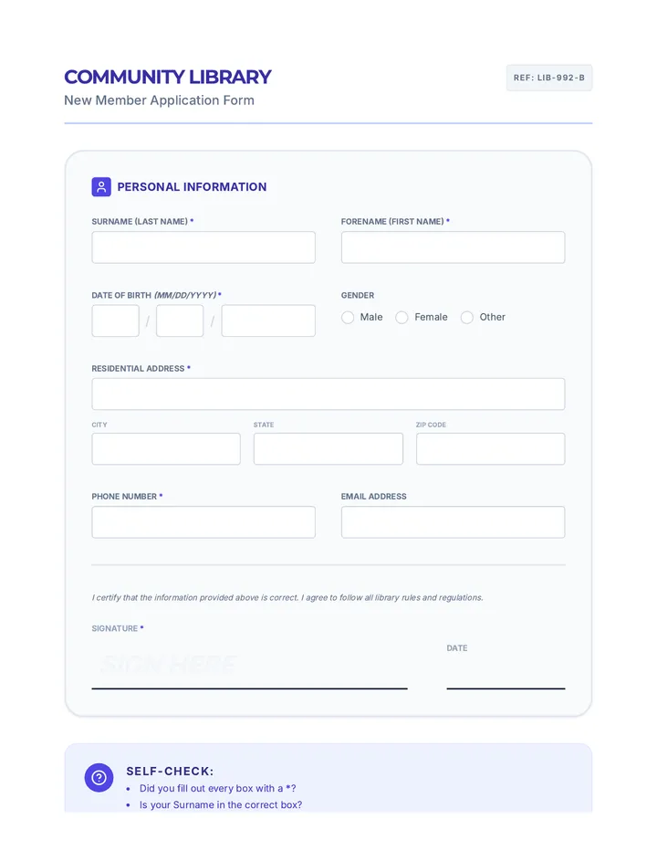 Form Filler Worksheet