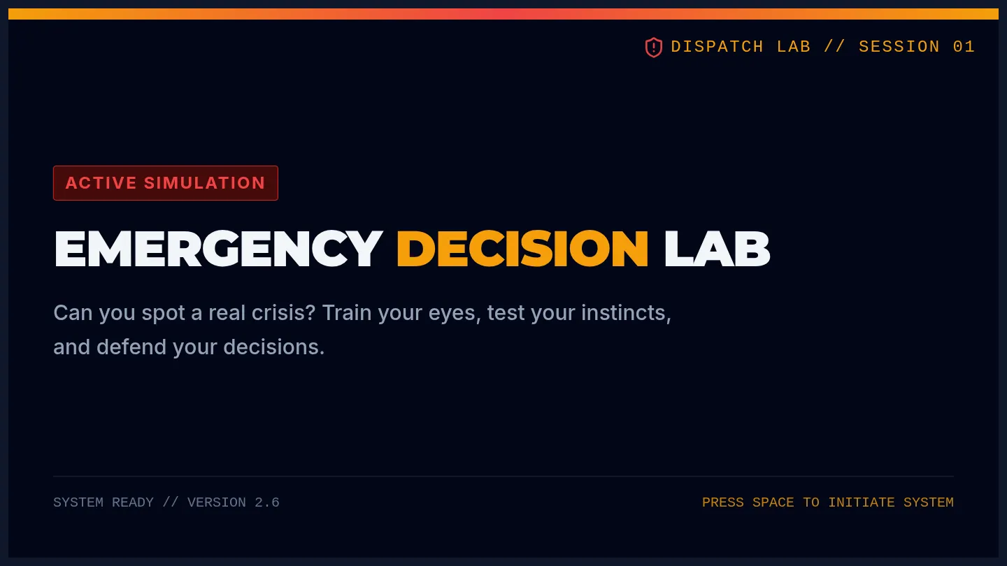 Emergency Decision Slides