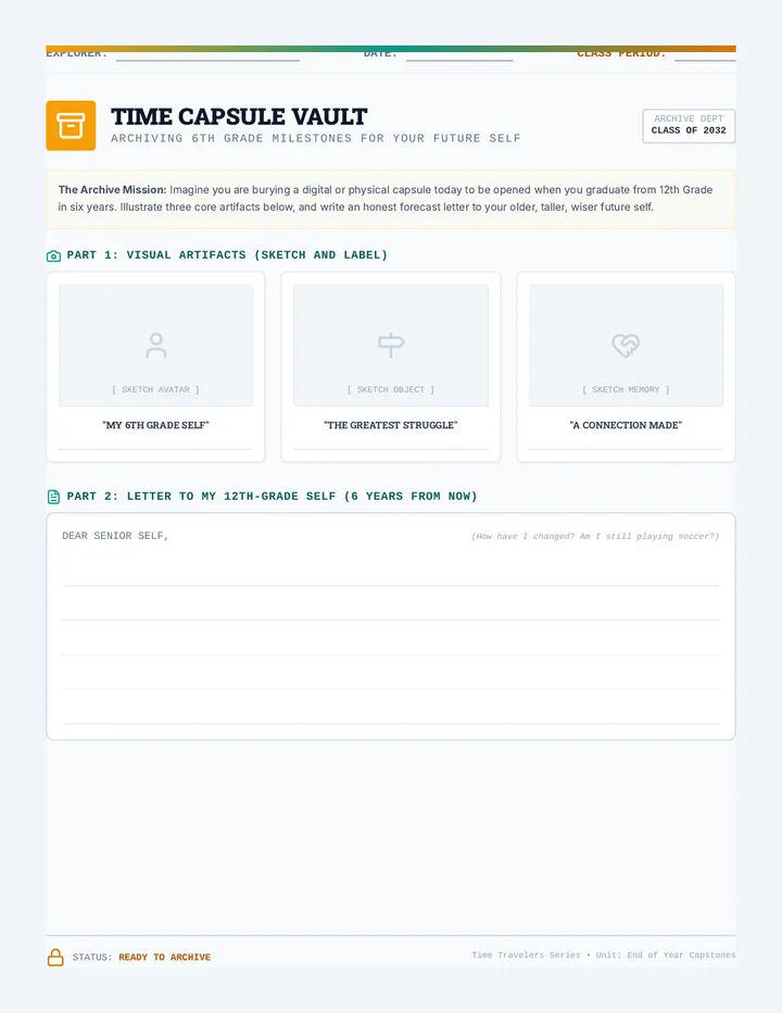 Time Capsule Activity
