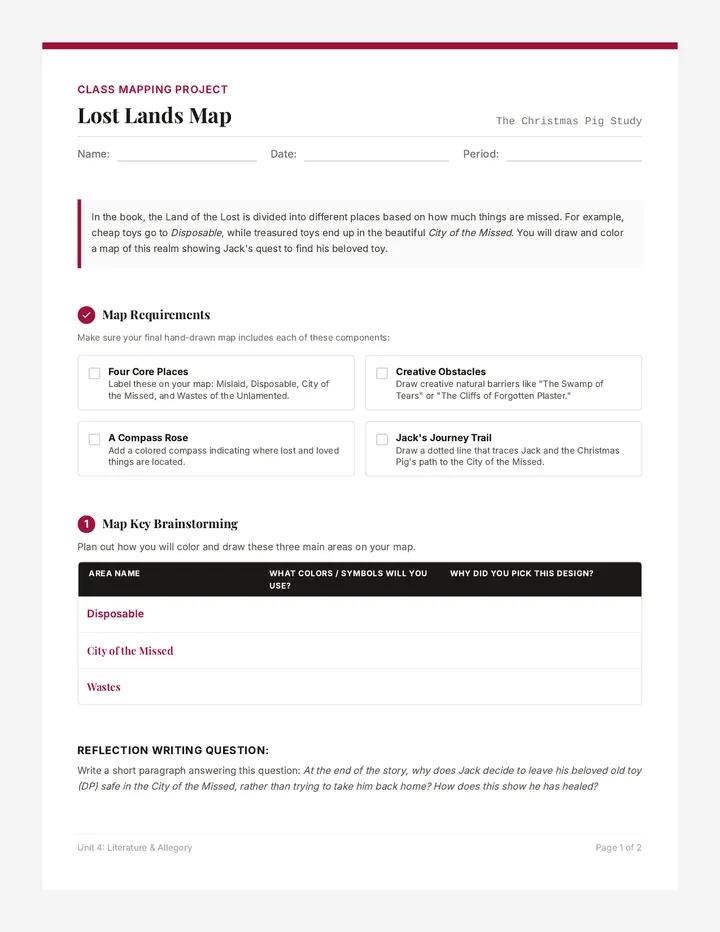 Lost Lands Map Project
