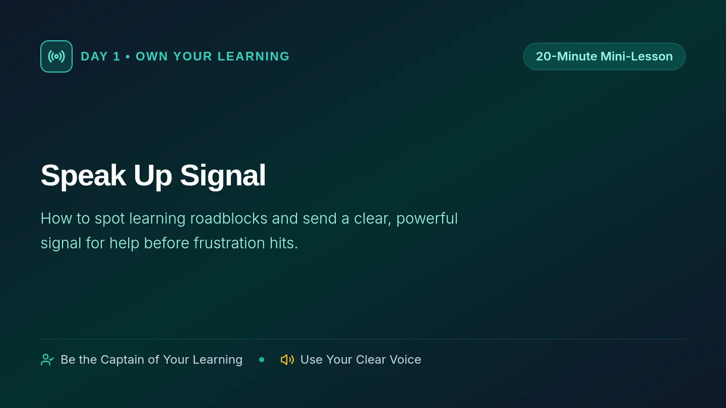 Voice Signal Slides