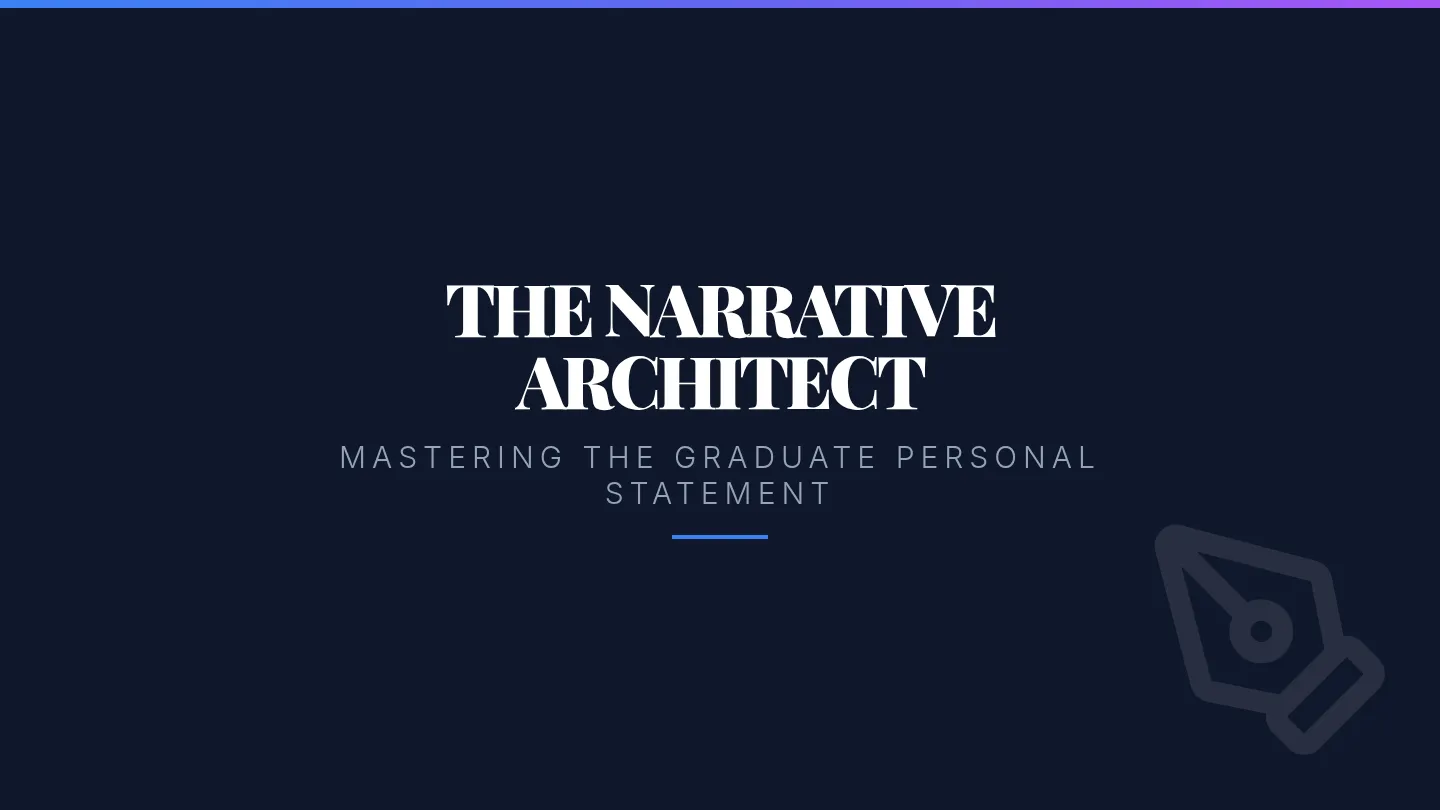 Narrative Architect Slides