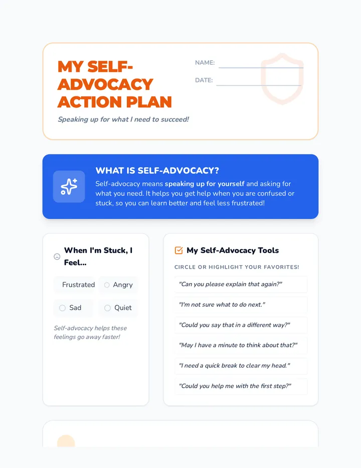 Advocacy Action Plan Worksheet
