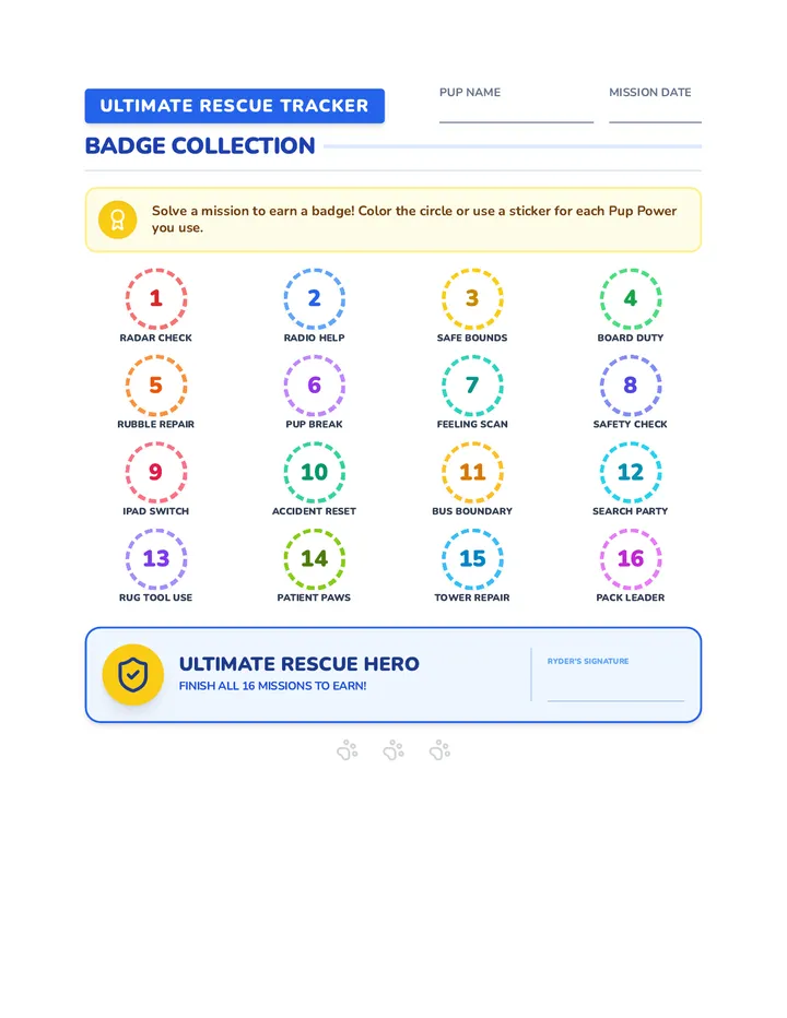 Pup Badge Tracker