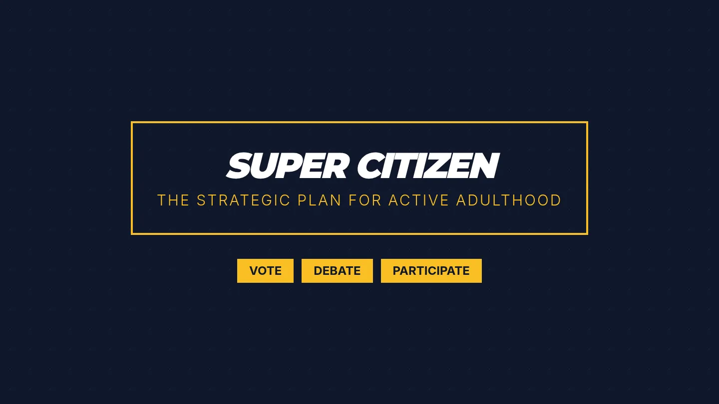 Super Citizen Presentation Slides