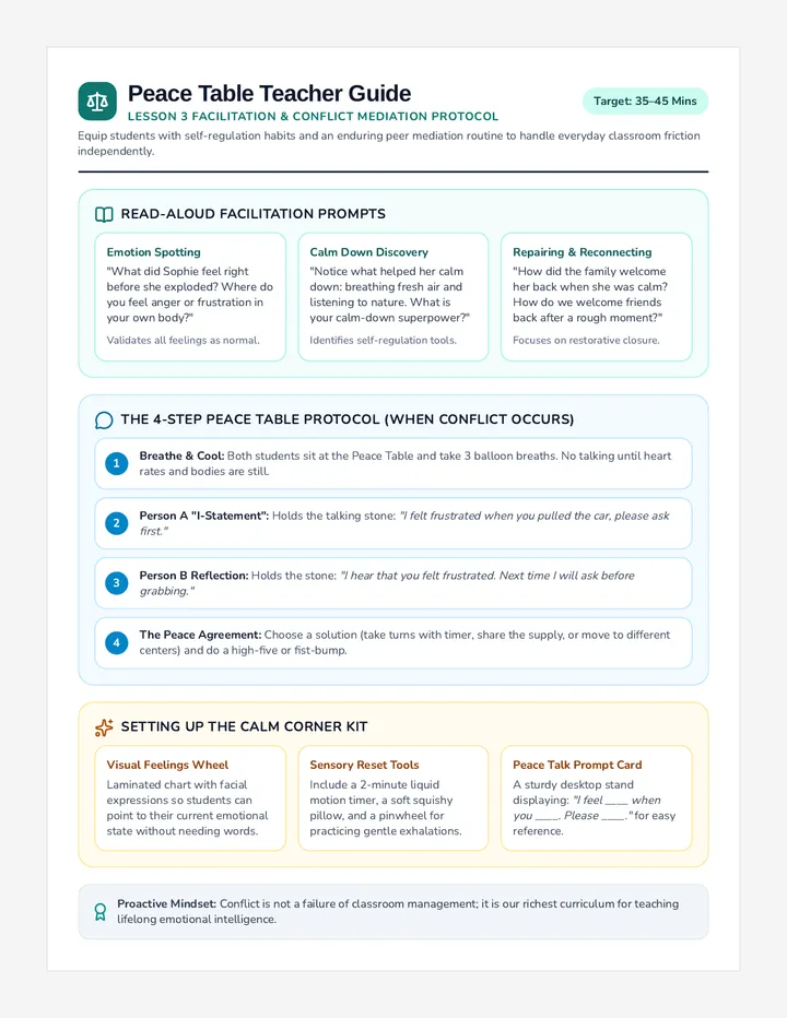Peace Table Teacher Guide