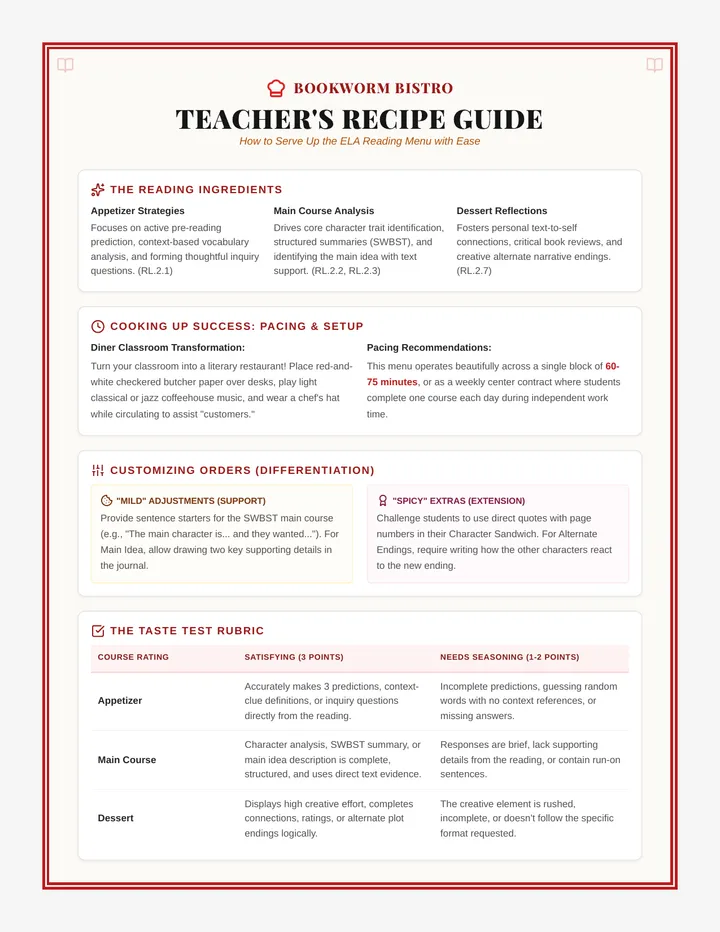 Bistro Teacher Guide