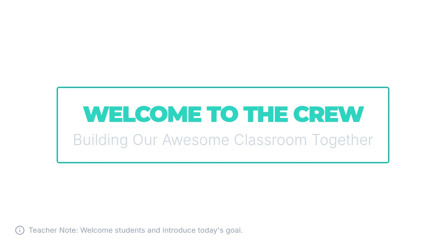 Crew Code Slides