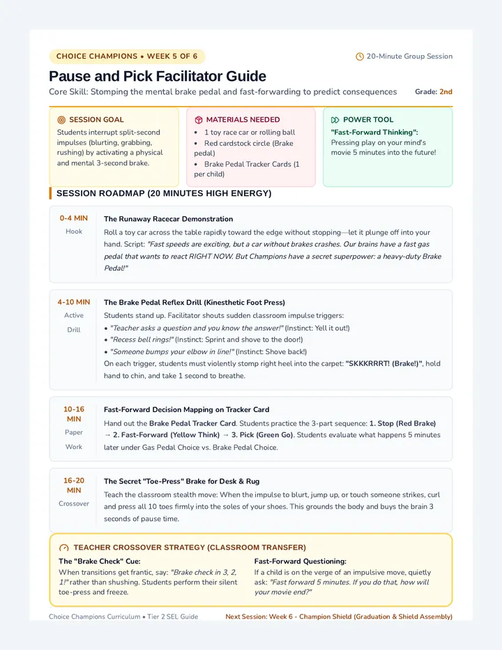 Pause and Pick Facilitator Guide