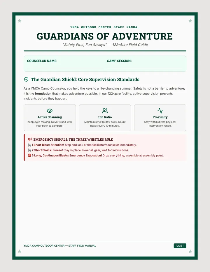Counselor Safety Handbook