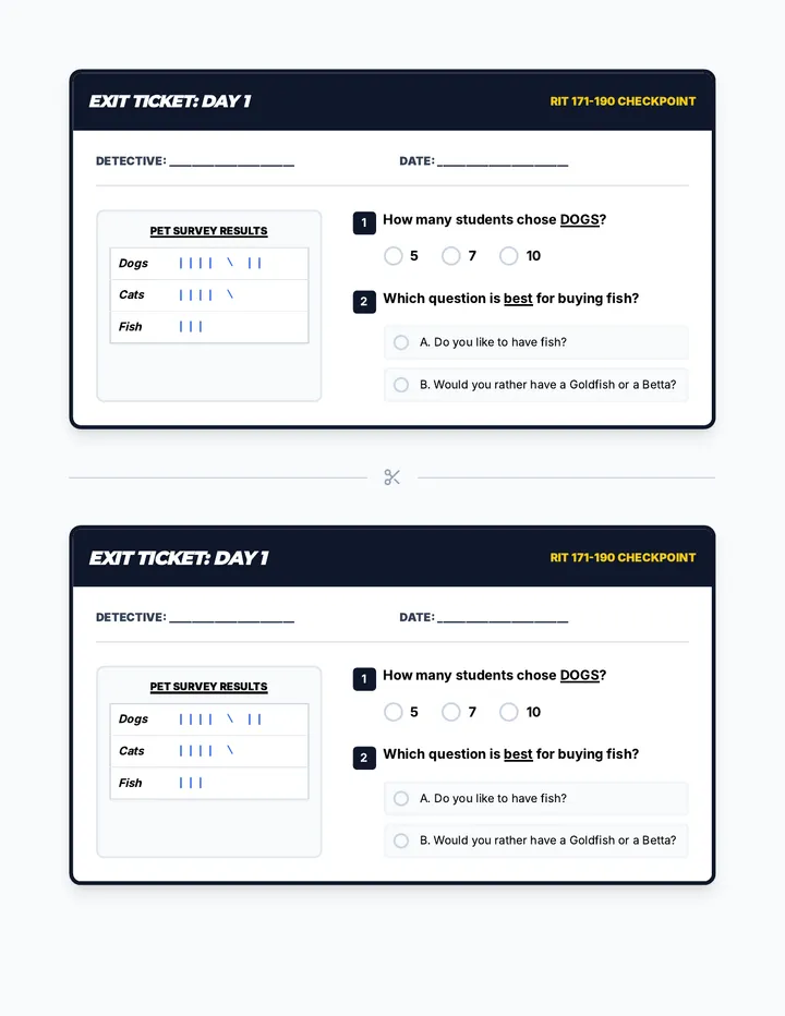 Day 1 Exit Ticket