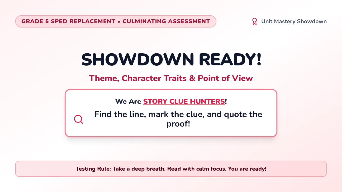 Unit Assessment Slides