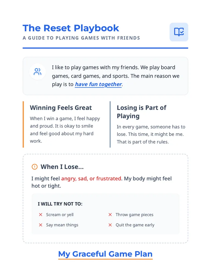 Reset Playbook Social Story