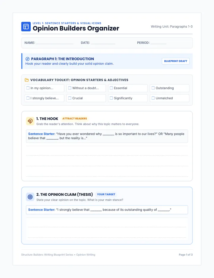 Opinion Builders Organizer