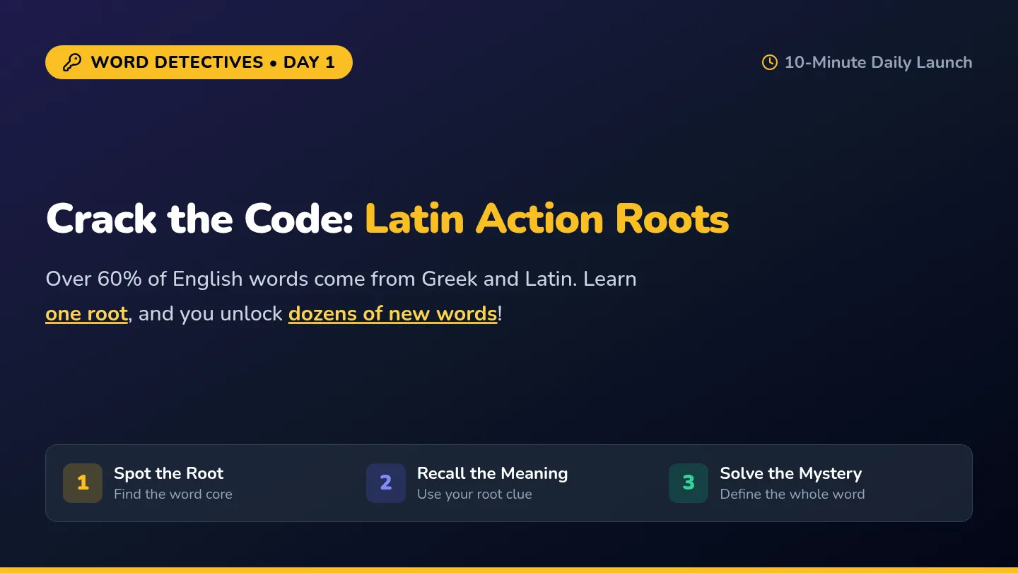 Latin Roots Slides
