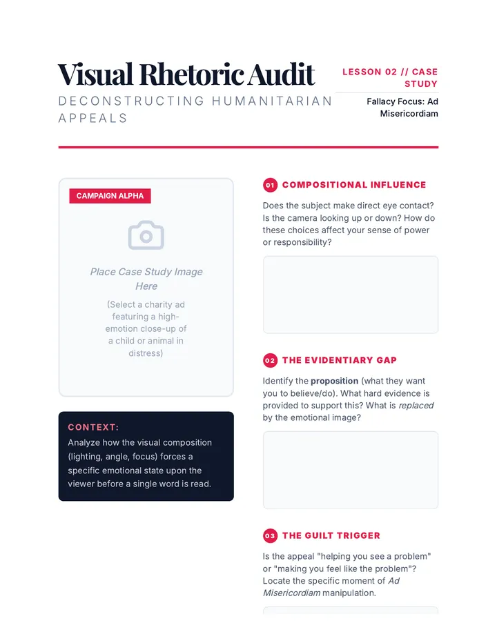 Visual Rhetoric Worksheet