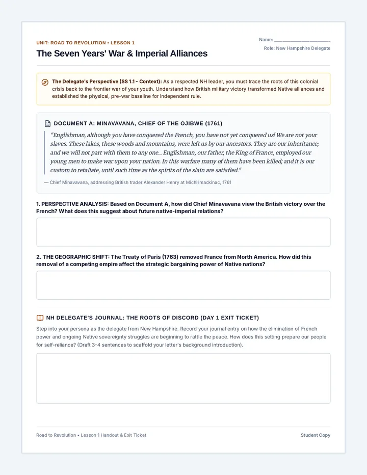 Global Collision Handout
