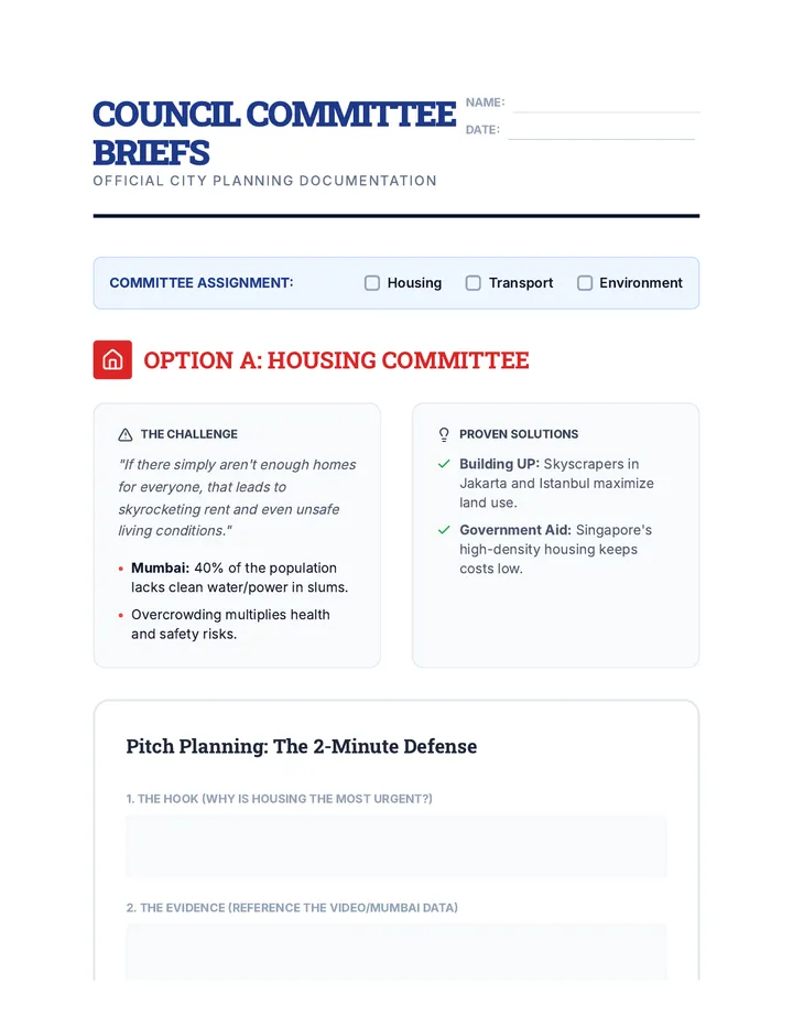 Council Committee Briefs