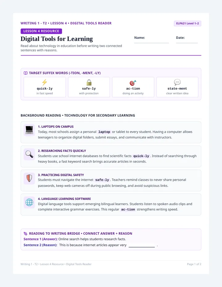 Digital Tools Background Reader