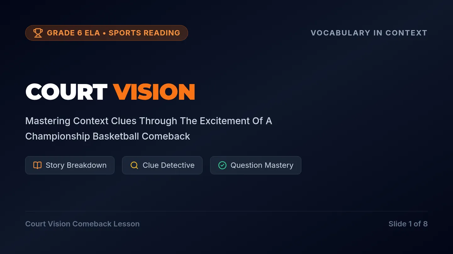 Court Vision Lesson Slides