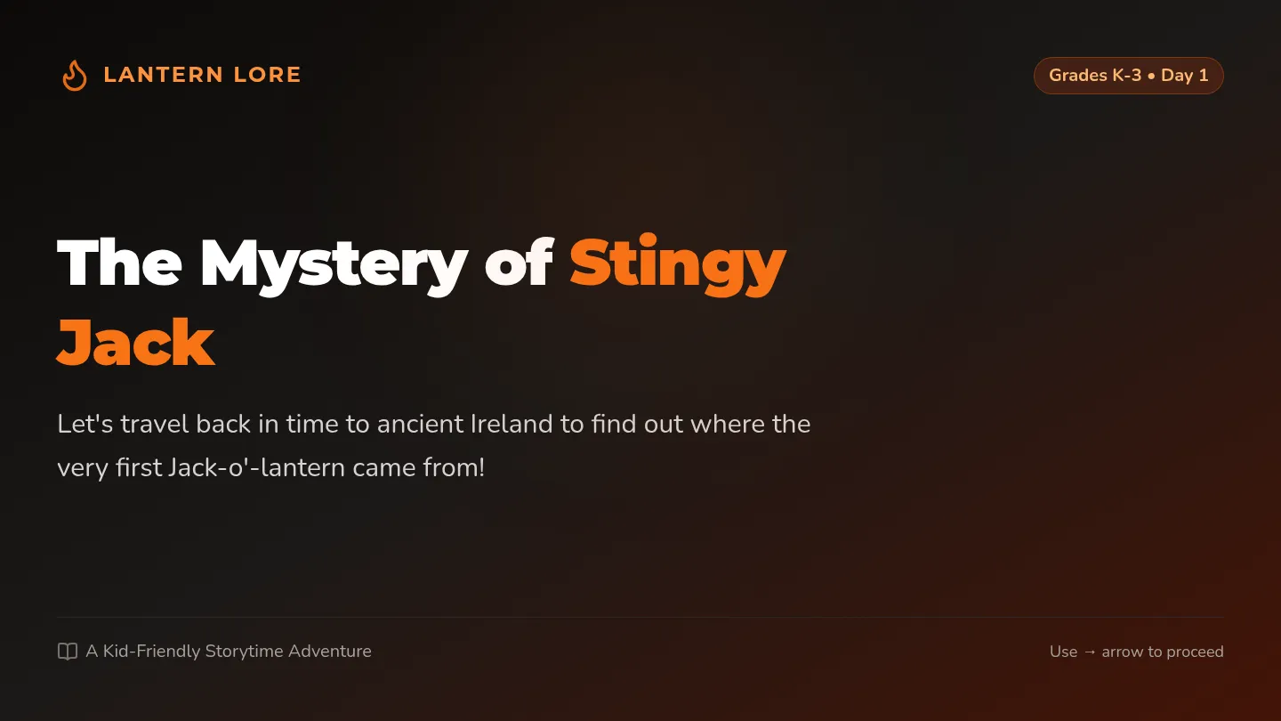 Stingy Jack Story Slides