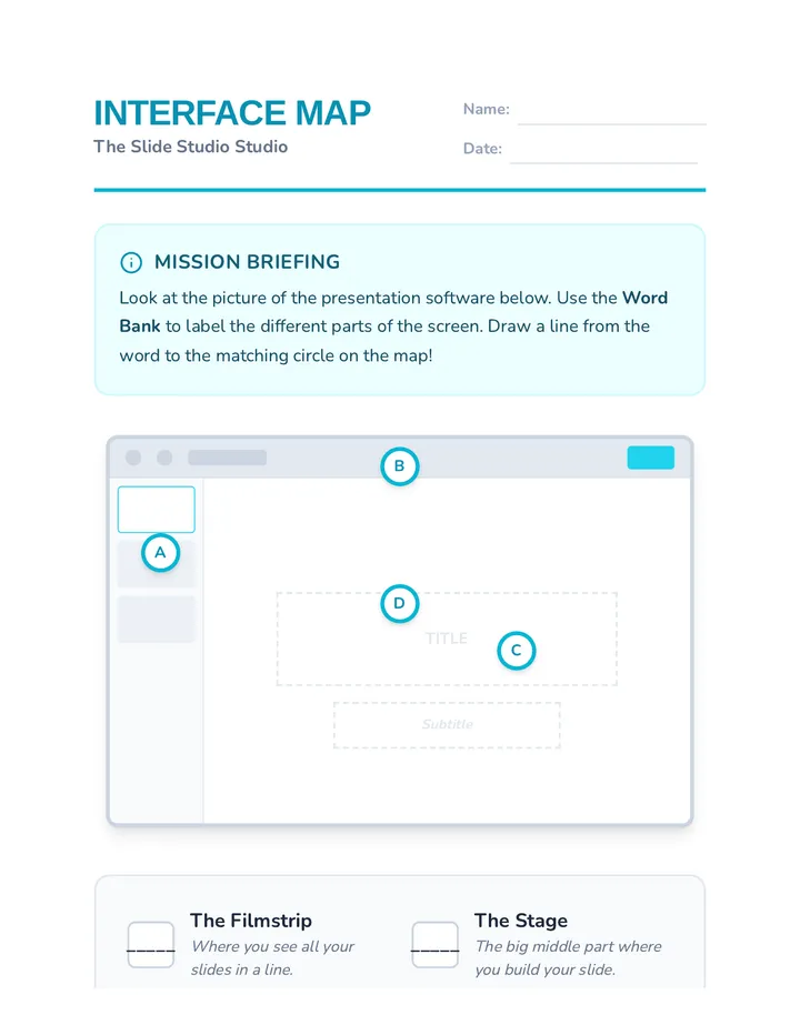 Interface Map Worksheet