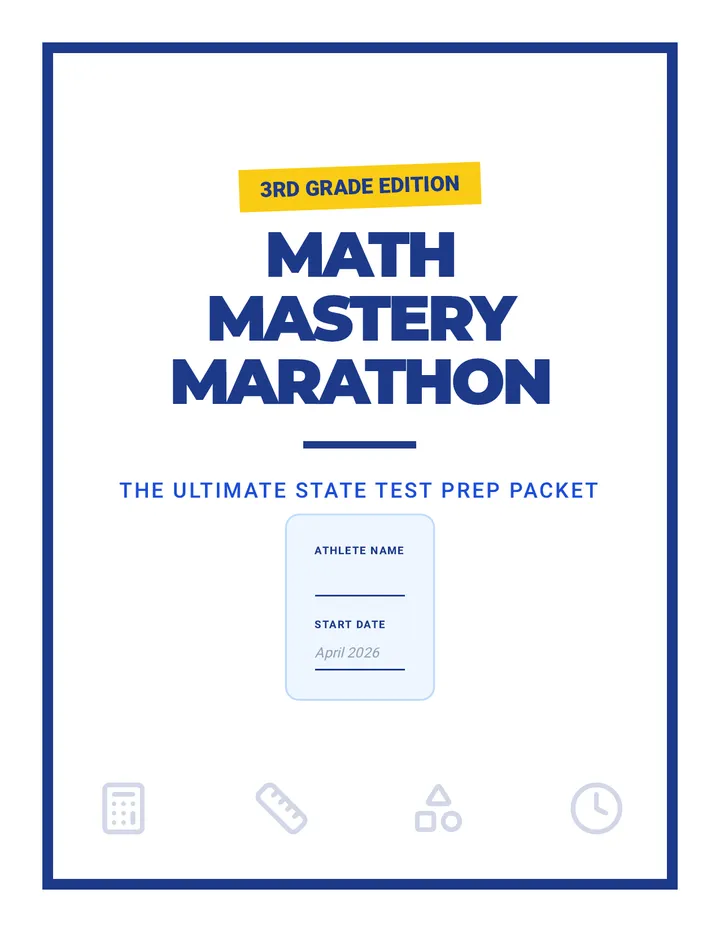 Math Mastery Marathon Student Packet 1-4
