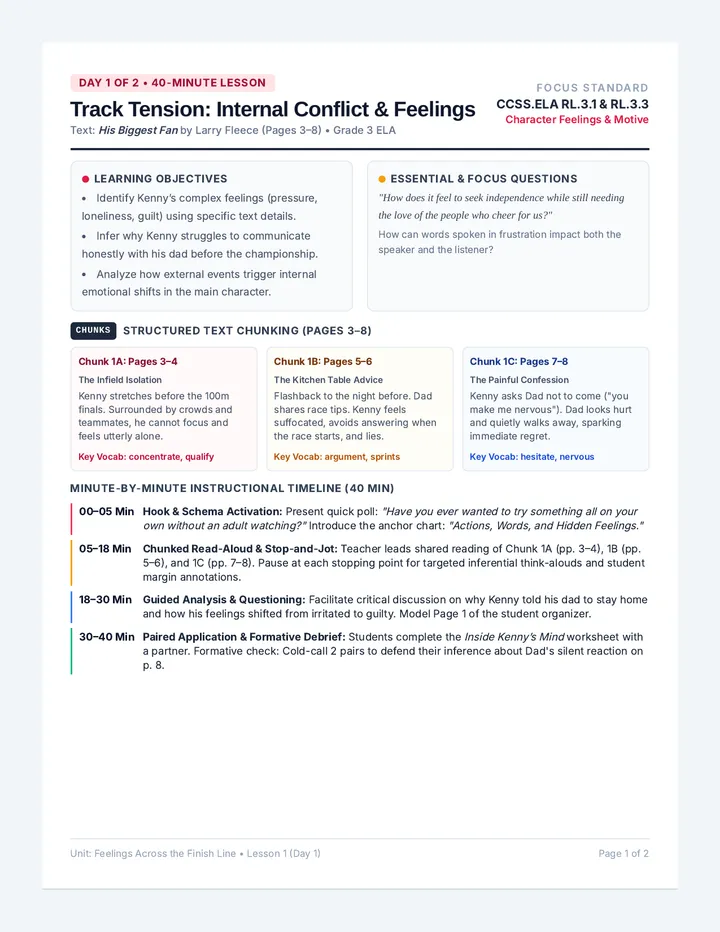 Track Tension Lesson Plan