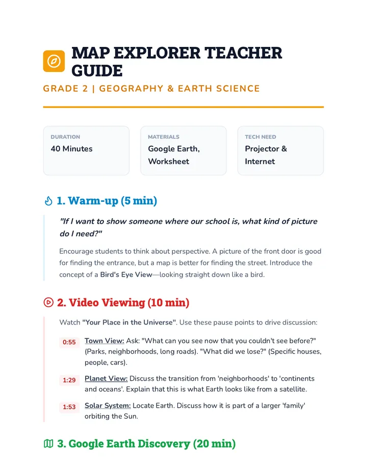 Map Explorer Teacher Guide