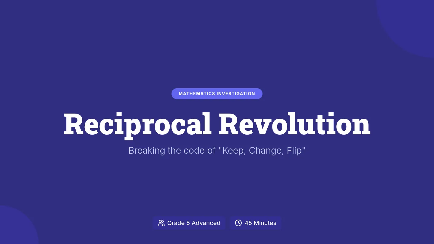 Reciprocal Revolution Slides