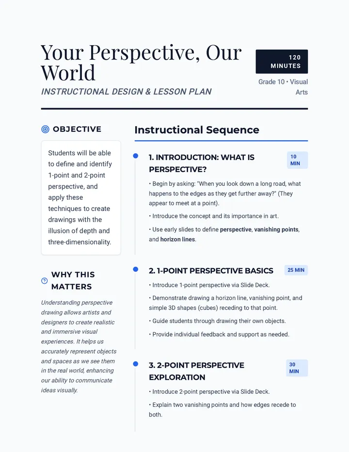 Perspective Lesson Plan